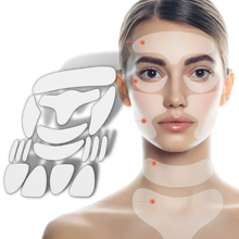 Carica l'immagine nel visualizzatore di Gallery, 16 Pezzi di cerotti antirughe in silicone per il viso - Ozerty
