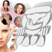 Carica l'immagine nel visualizzatore di Gallery, 16 Pezzi di cerotti antirughe in silicone per il viso - Ozerty
